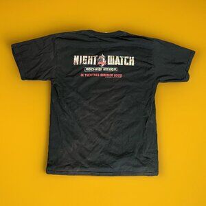 Vintage 2005 Night Watch Horror Movie Promo T Shirt Mens L Black